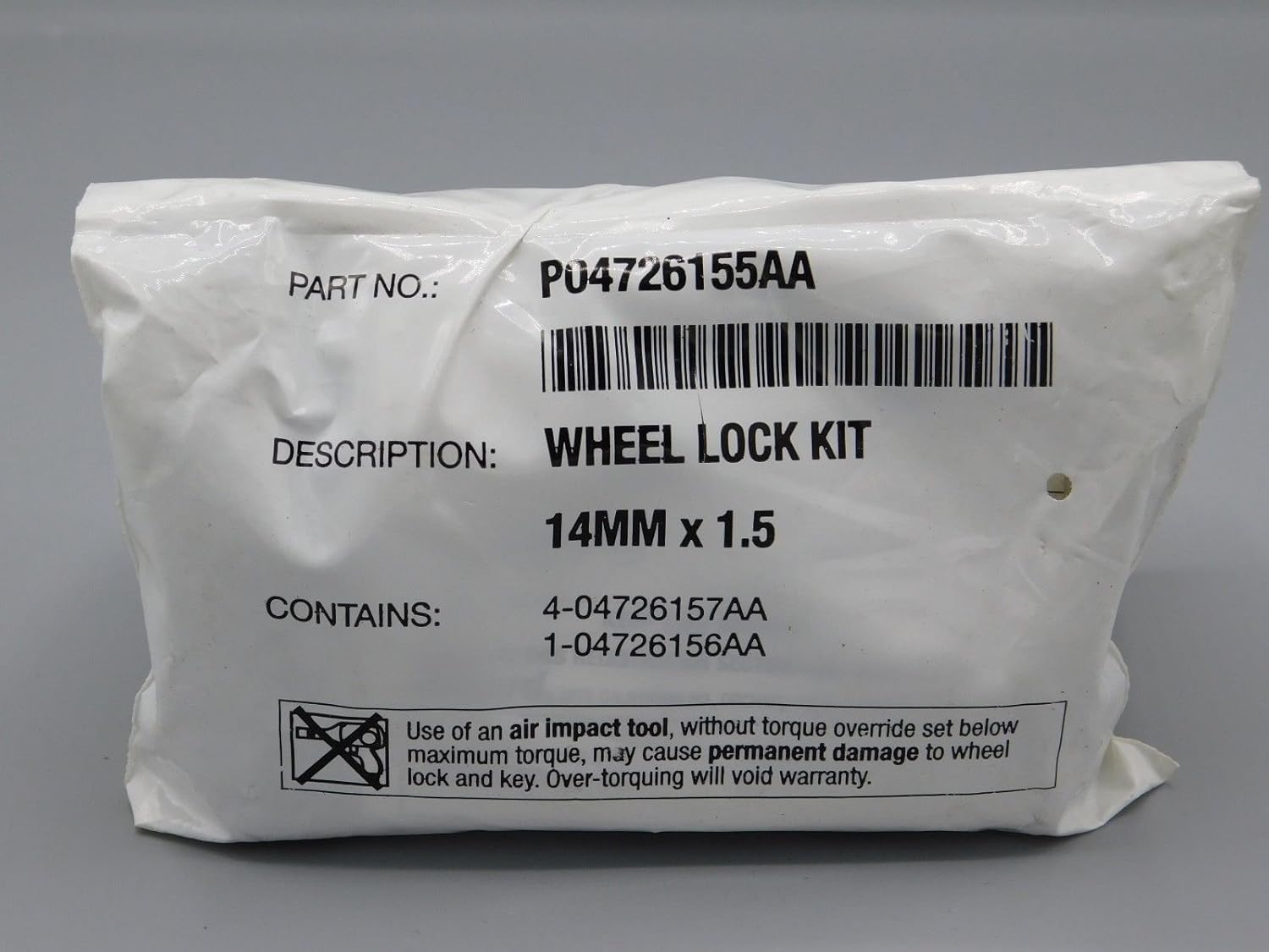 Chrysler Genuine 4726155AA Wheel Lock Set