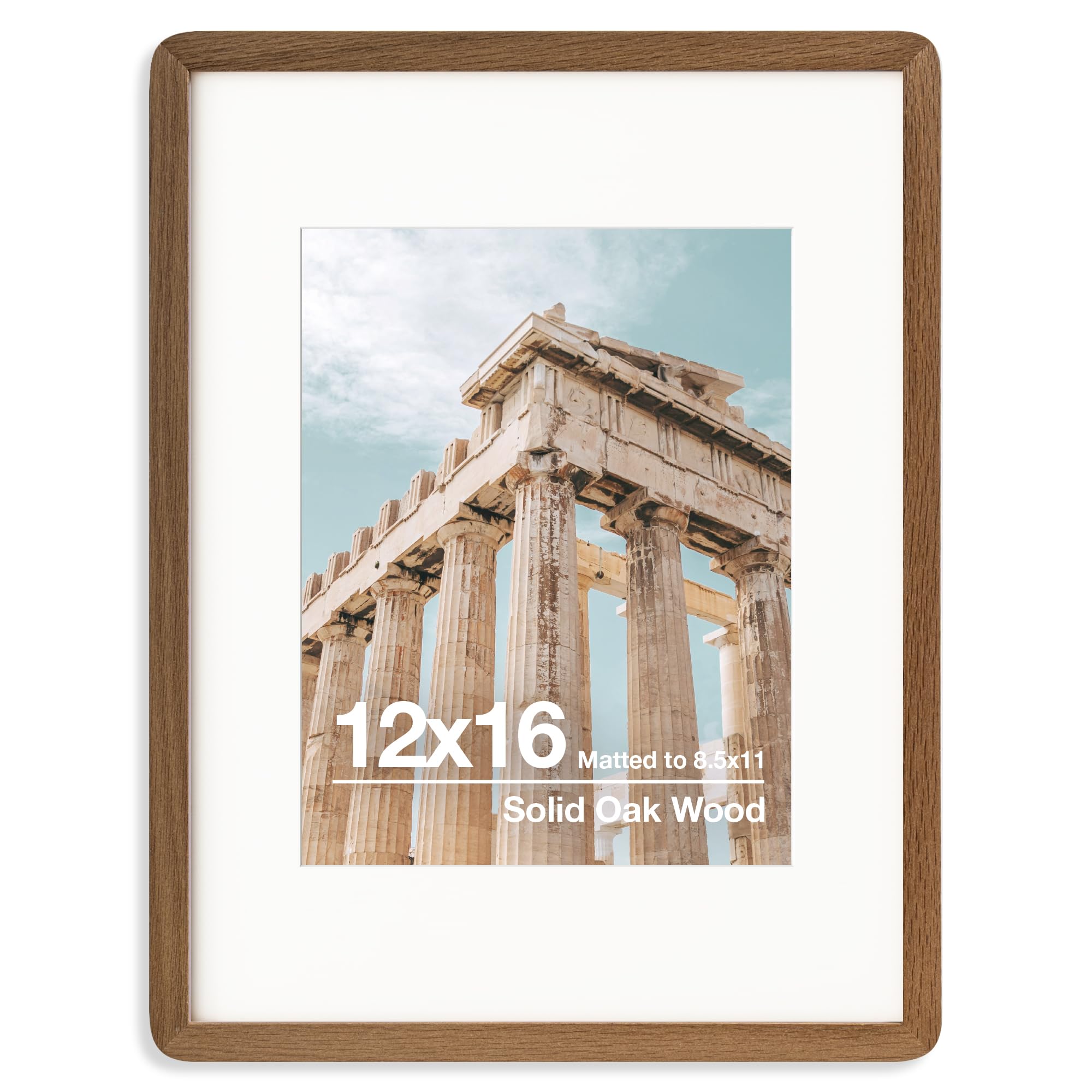 額縁 油絵額縁 8120/シルバー F12号（606×500mm） 前面UVカットアクリル仕様