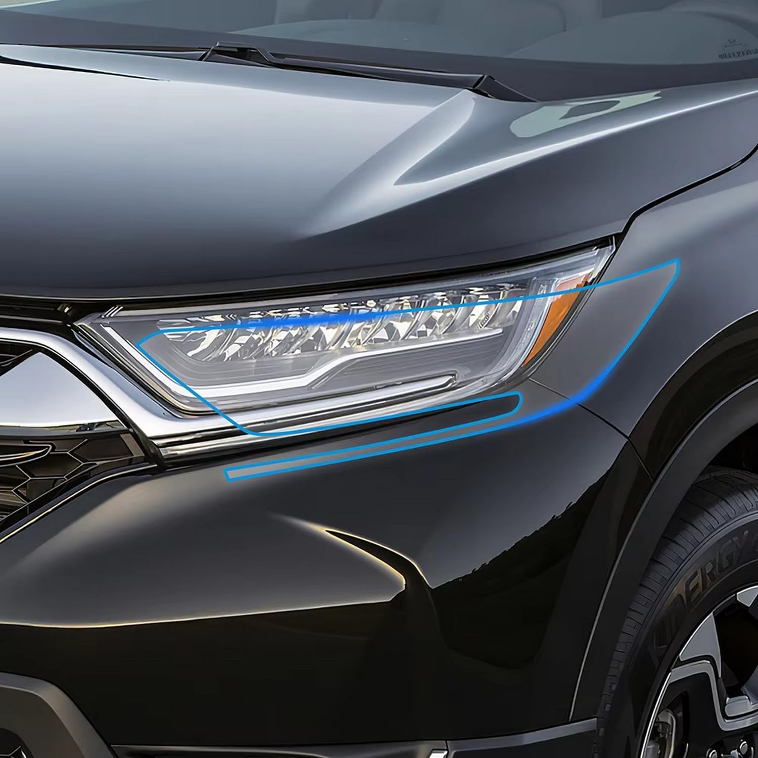 Film de protection phares pour Honda CR-V 2017-2019 contre le ternissement