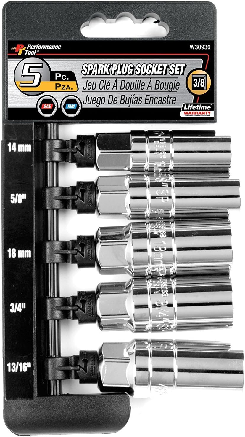 W30936 5 Piece Spark Plug Socket Set