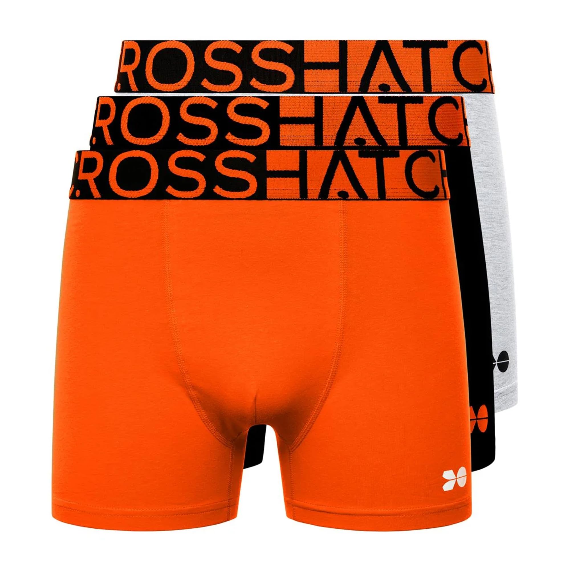 Dumas Boxers 3pk Red Orange - M