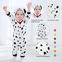 Vista 24 de TONWHAR Baby Boy's Girl's Animal Bodysuit Infant And Toddler's Romper Jumpsuit Halloween Costume Partywear Mono marrón