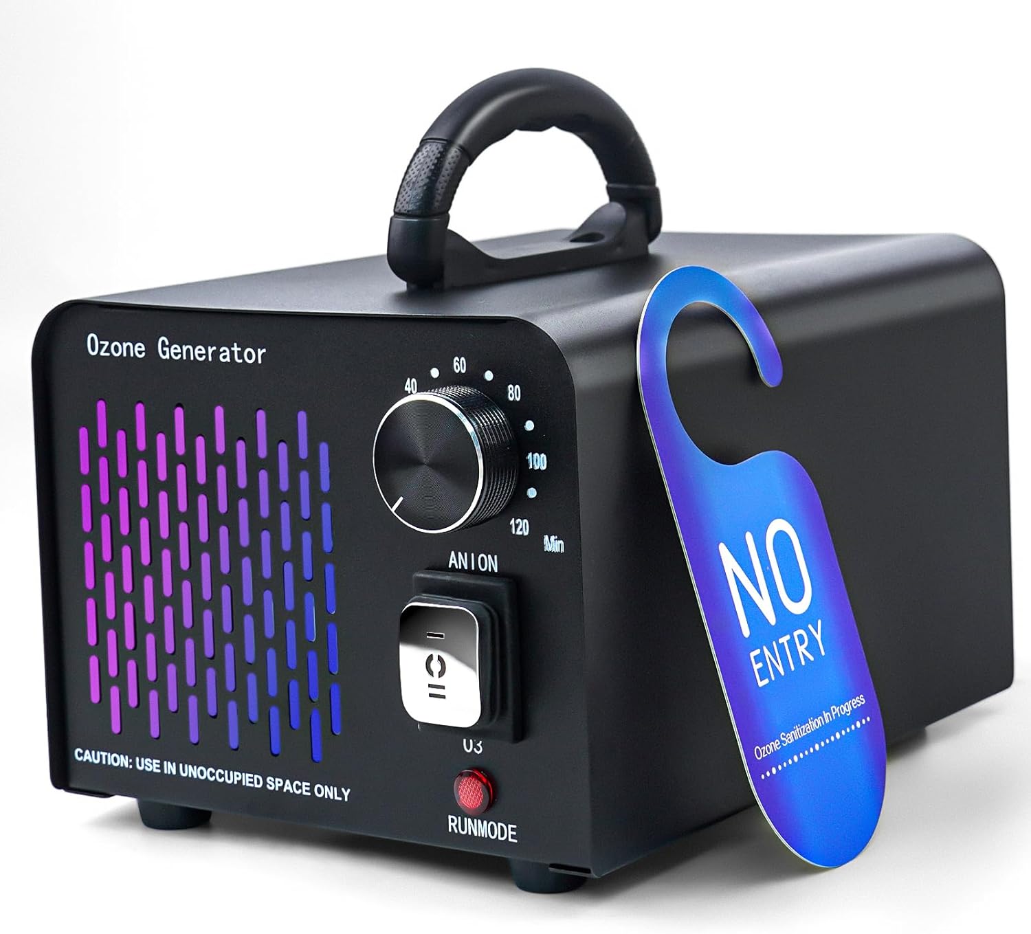 Ozone Machine Generator 68,000 Mg/H Negative Ion High Capacity Ozone Odor Eliminator Ionizer Air Purifier Deodorizer for Home, Basement, Smoke and Pet Room Black4