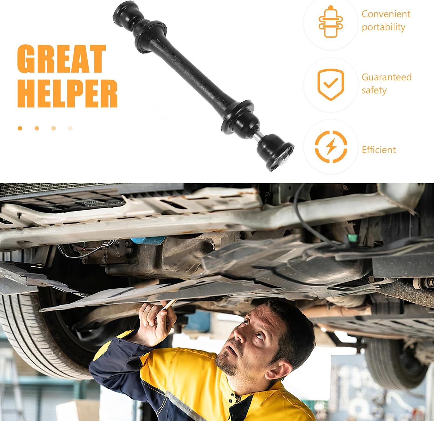 Front Sway Bar Link Front Stabilizer Bar End Link Metal with Enhanced Suspension Performance and Precision Fit Design for Suv Explorer