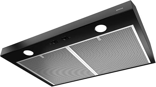 Miniatura 5 de Broan-NuTone BCSD136BL Glacier - Campana extractora de cocina con luz BCSD, BCSD136BL