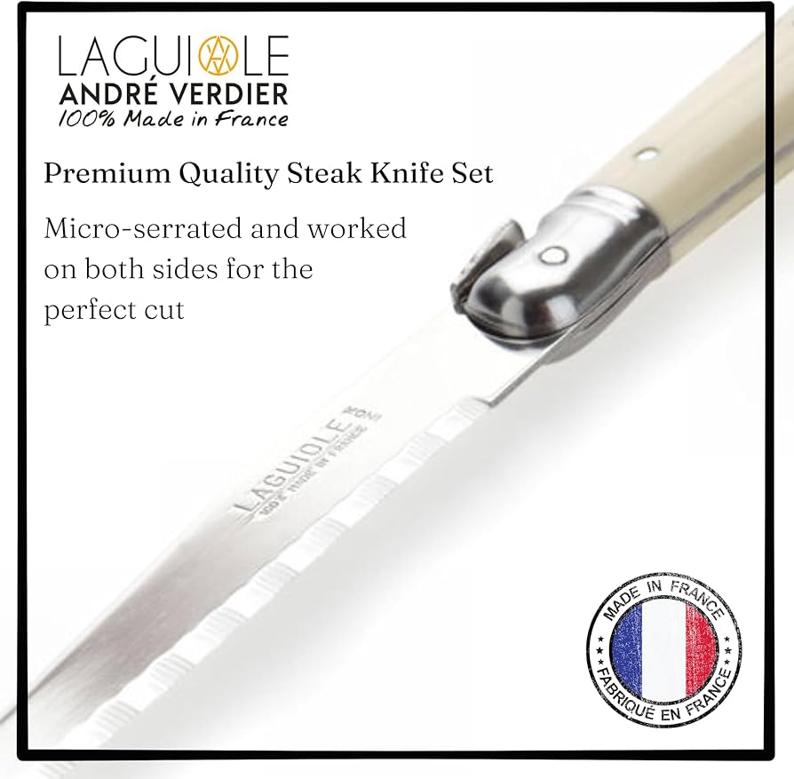 Amazon.com: Andre Verdier Laguiole 6-Piece Steak Knife Set Amazon.com: Andre Verdier Laguiole 6-Piece Steak Knife Set