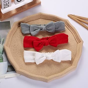 20 stuks elastische hoofdbanden met nylon strik, hoofdbanden voor kinderen, meisjes en jongens, pasgeboren