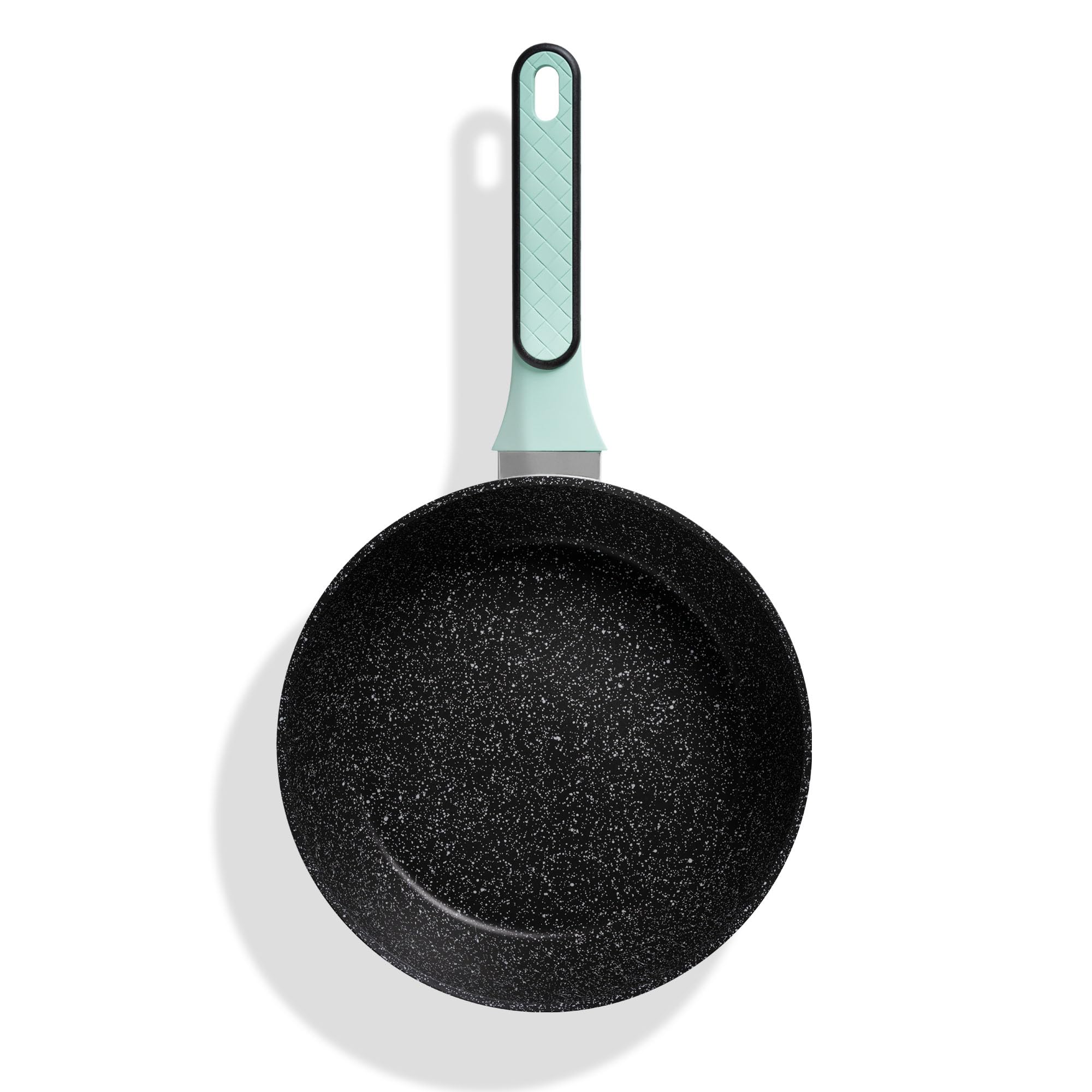 STONELINE Kochgeschirr Set 11-teilig 18/20/24 cm Set Pfannen und Töpfe mit Deckel, Topfset Pfanne Induktion Antihaft Beschichtet mit echten Steinpartikeln, Alle Herdarten, Farbe: Mint