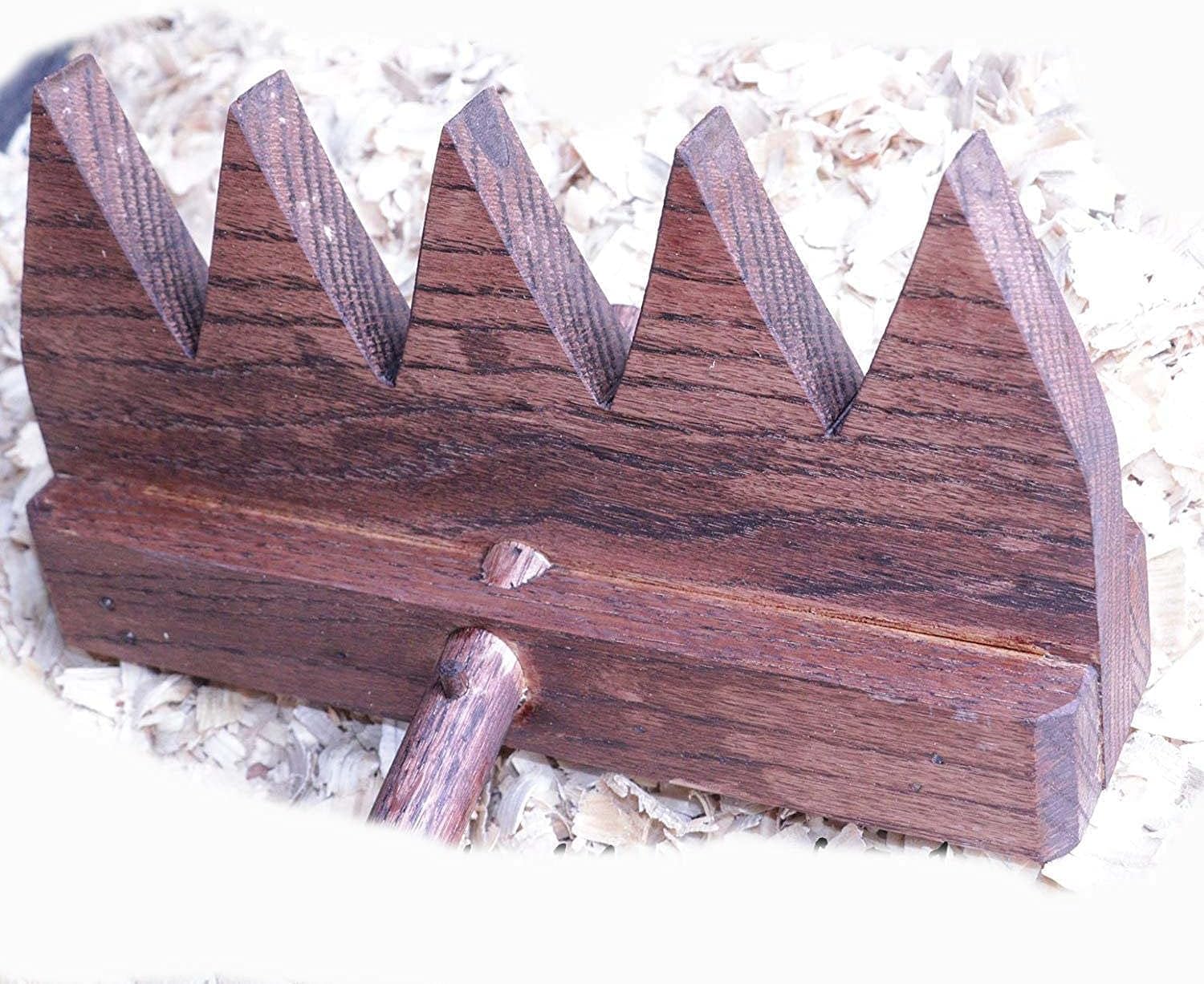 Art of Bali 48” 7 Tine Stained Saw Tooth Zen Garden Rake – Art of Bali Original