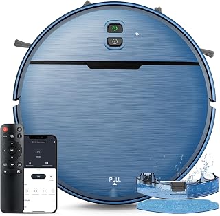 iMartine BR151 Robot Vacuum Mop Combo: WiFi App, Self-Charging, Slim 2.87" for Pet Hair, Hard Floors & Low Pile Carpet