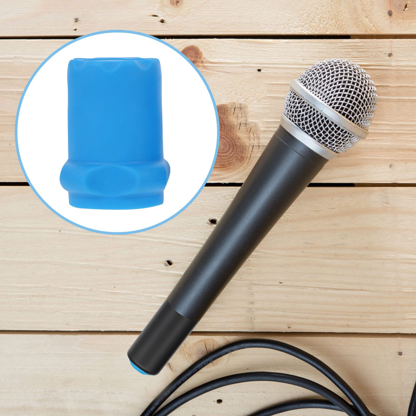 VANZACK 6Pcs Durable Microphone Protectors Fall Sleeves for Ktv Parties and Events Shock Absorbent Mic Covers for Enhanced Performance