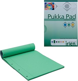 Pukka Dyslexia Pad A4 80gsm Ruled With Margin 100 Pages 50 Sheets - Color: Green