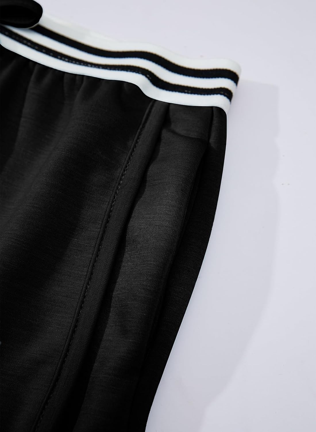 blibean Girls Athletic Shorts Striped Casual Outfit Shorts with Pockets 6-15 Years - Image 7