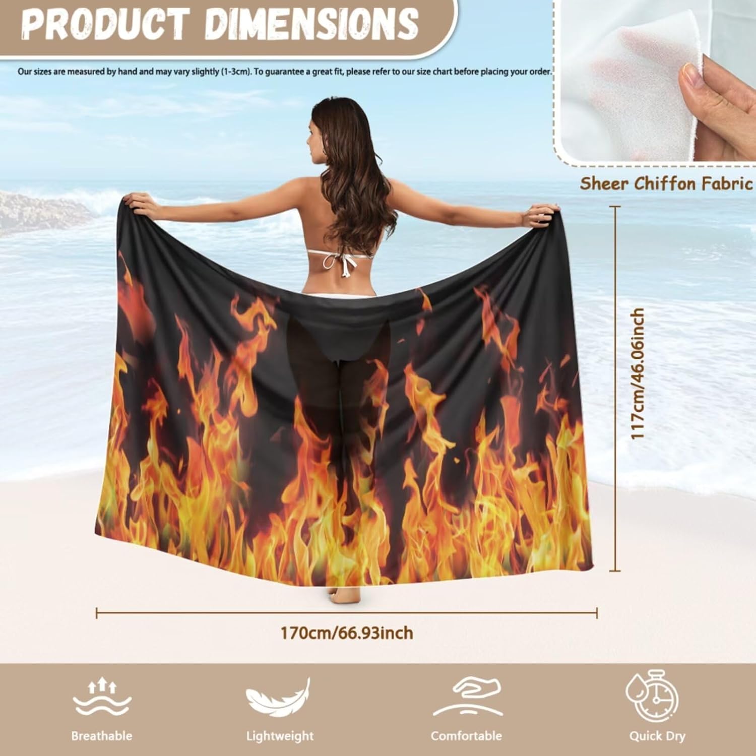 JEOCODY Swimsuits for Women 3 Piece Bathing Suits with Cover Up Casual Floral Halter Backless Beach Vacation Outfits