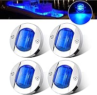 Vista 7 de ALFU Bule DC12V 6 LED Lateral Luces de Navegación Luces de Navegación Impermeable Marina Barco Yate Redondo Popa Anclaje Luces Lámpara de Cortesía