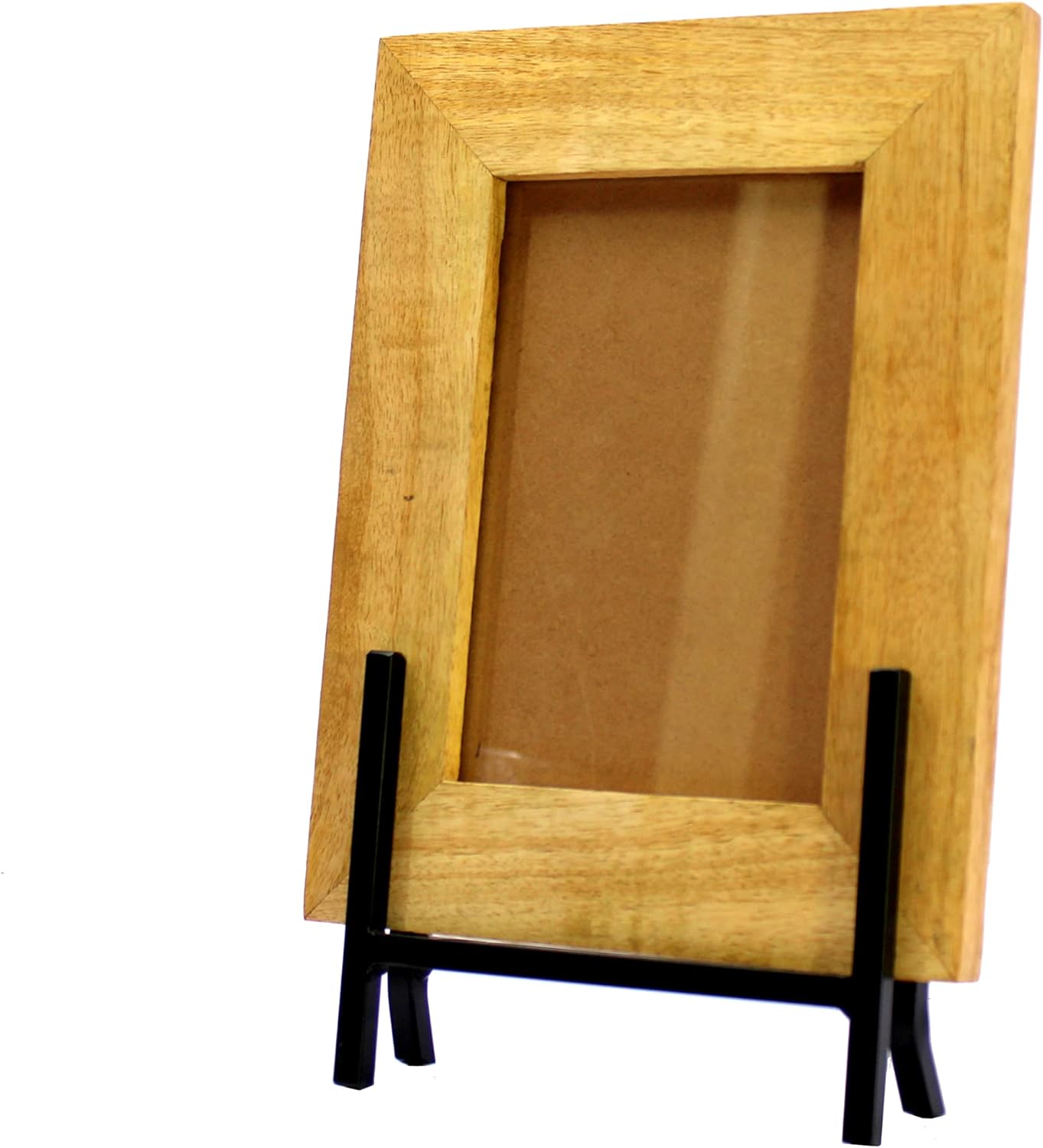 eSplanade Wooden Photo Frame with Metal Stand - 8" x 6" Inches