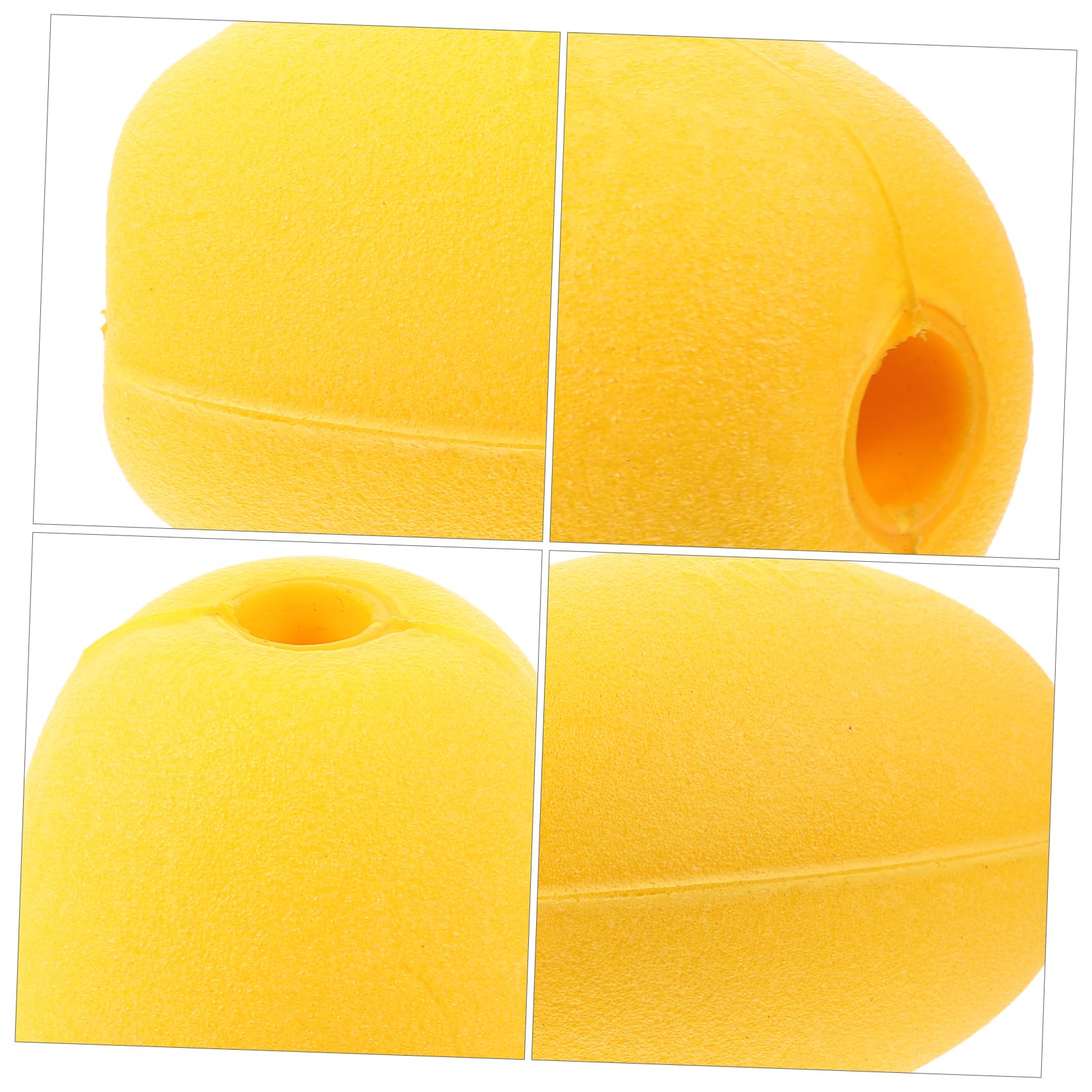 Toyvian 2Pcs Aging Floating Buoy Float Ball for Fishing Canoe and Boating Multipurpose Durable Fishing Equipment Bright Colors for Easy Visibility