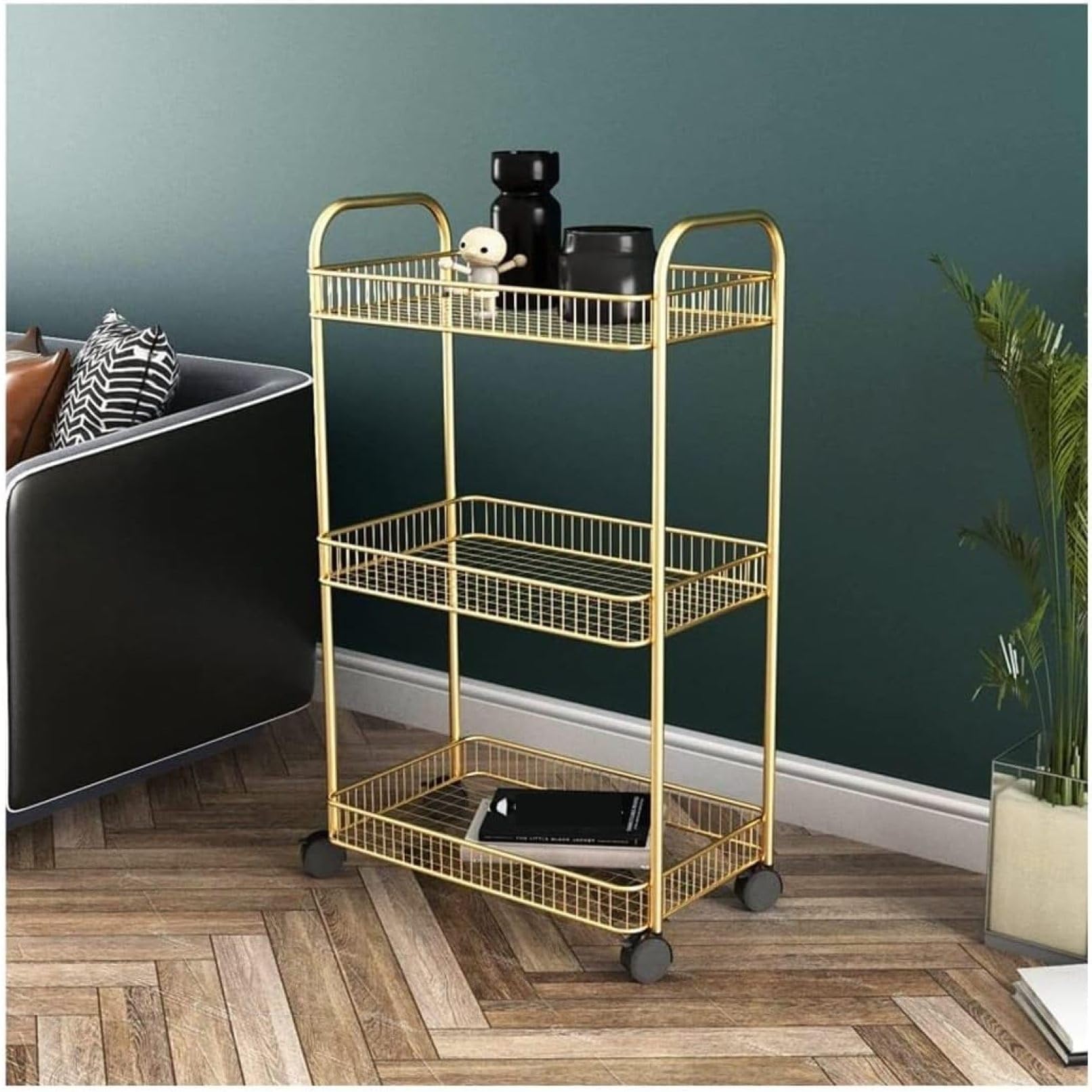 dc ac様】 回転引き出し3.2段収納棚トローリーカート 楽天市場