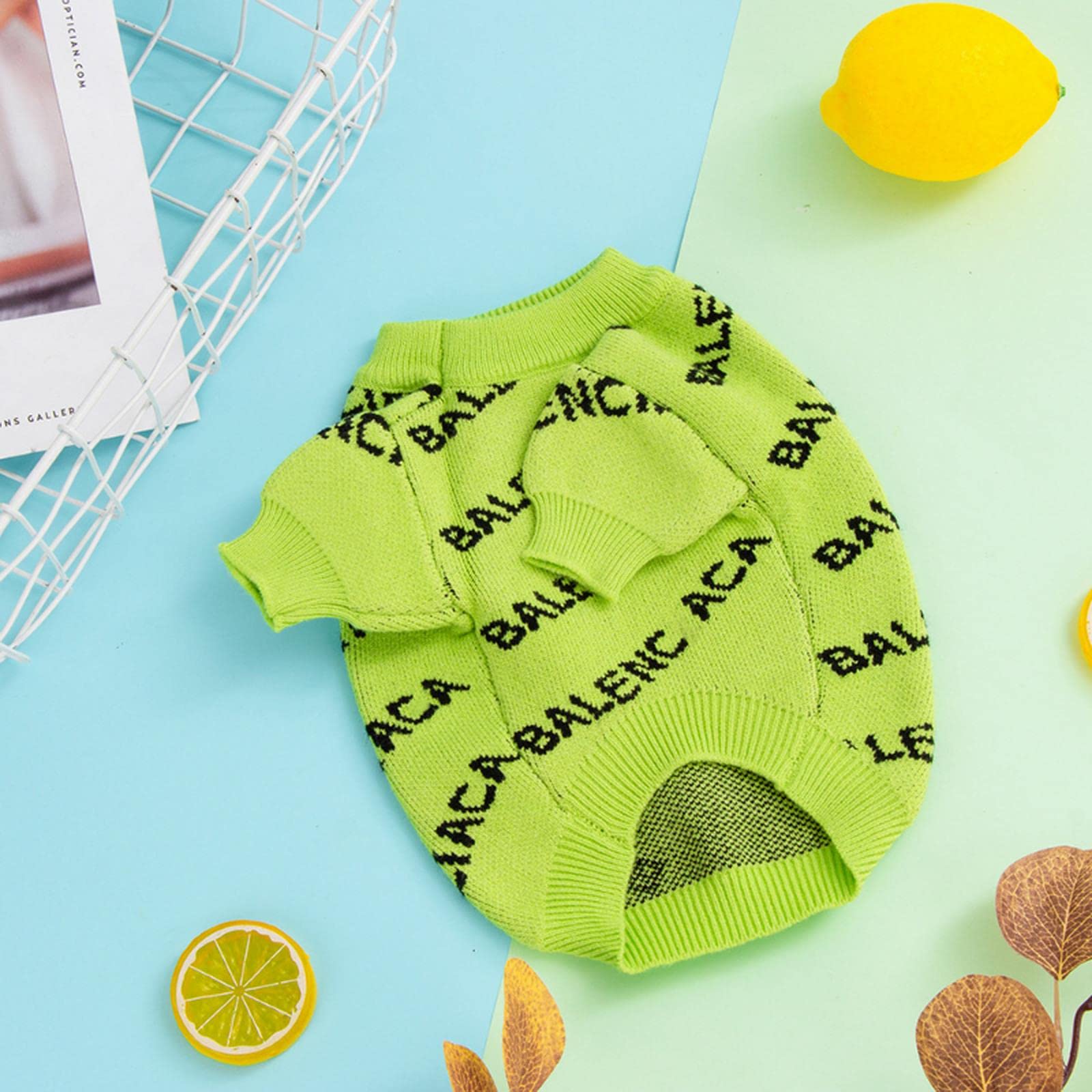 Abrigo Perro Autumn Winter Trendy Brand Puppy Sweater Ropa De Perro Cálido White White Pequeño Perros Ropa Cat Bulldog