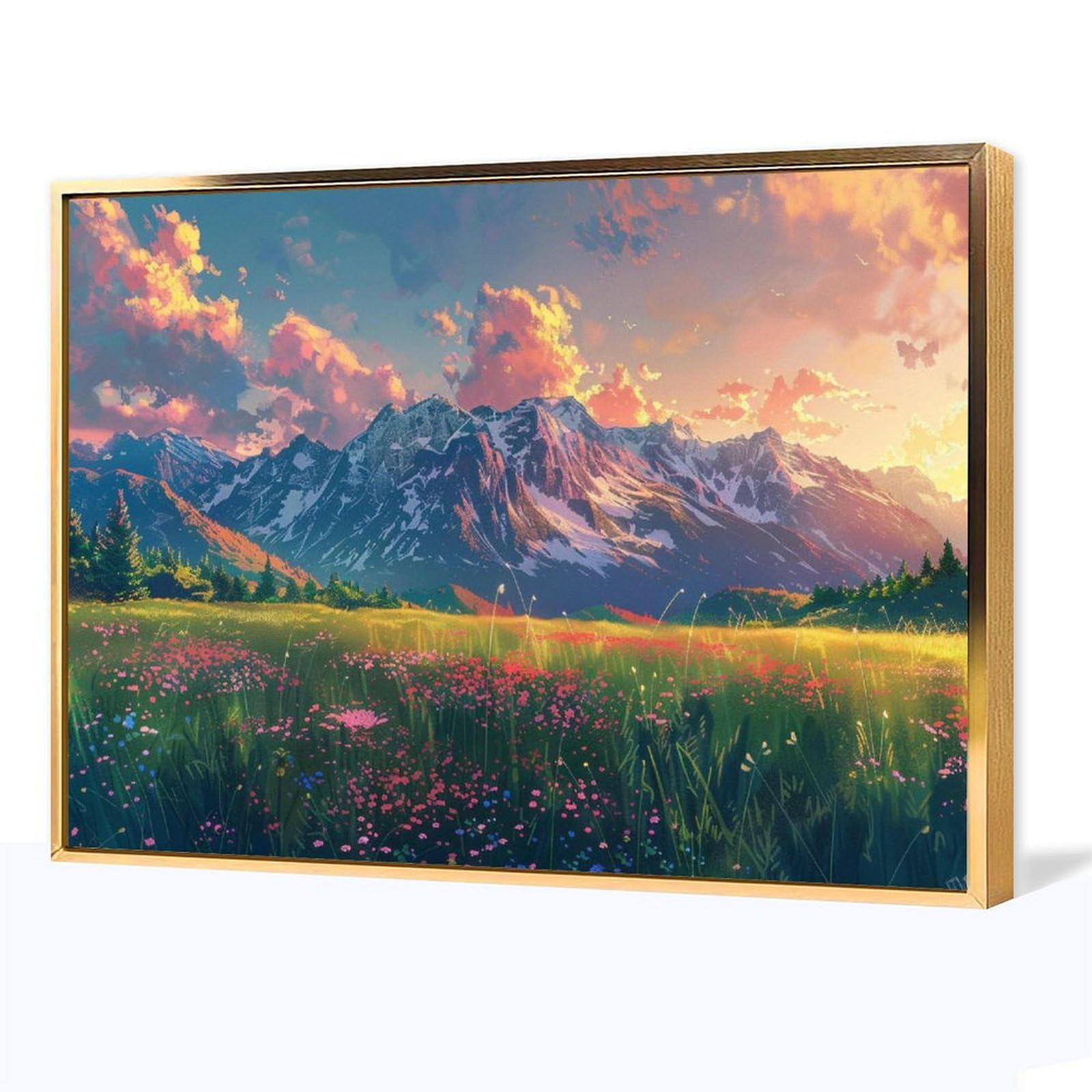 Amazon.co.jp: 絵画 自然の風景の美しさインテリア 絵画 美しい自然の