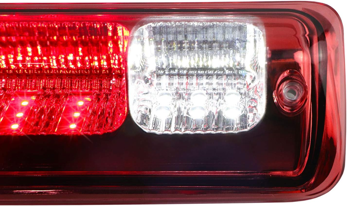 (Red) LED 3rd Third Brake Light for 04-08 Ford F150/07-10 Ford Explorer/06-08 Lincoln Mark LT, Cargo Lamp High Mount Stop Light