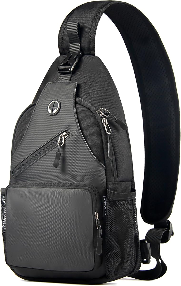 Crossbody Sling Bag,Small Backpack Men,Hands-Free Shoulder Daypack