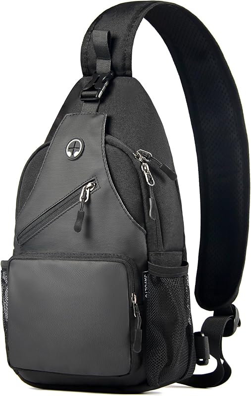 Crossbody Sling Bag,Small Backpack Men,Hands-Free Shoulder Daypack