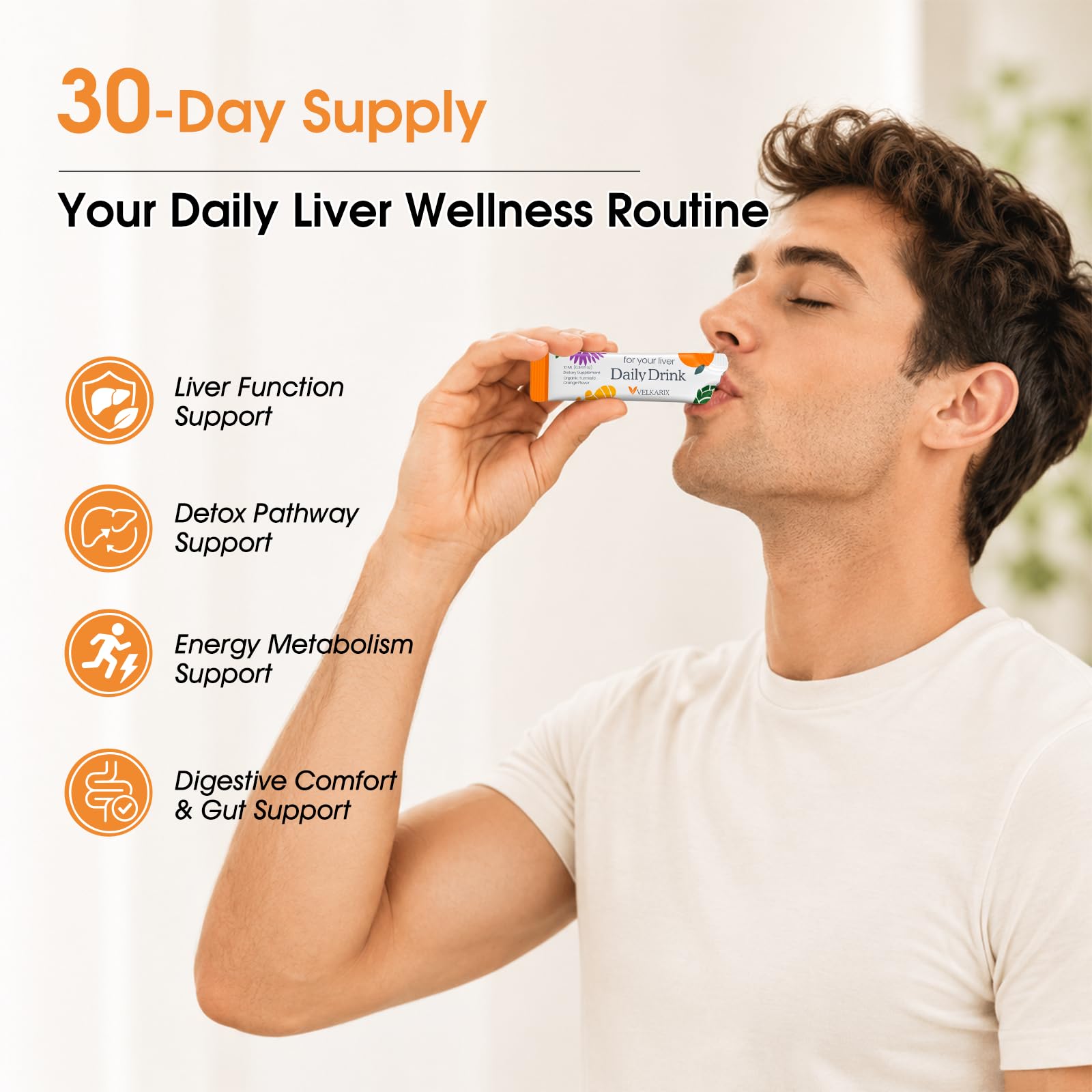 Liver Cleanse Detox & Repair, Liver Detox Supplement with Milk Thistle, Turmeric, NAC, CoQ10, and L-Glutamine, Liver Support Detox Drink for Liver Health, Energy & Gut Support, 30 Servings — Amazon image 3