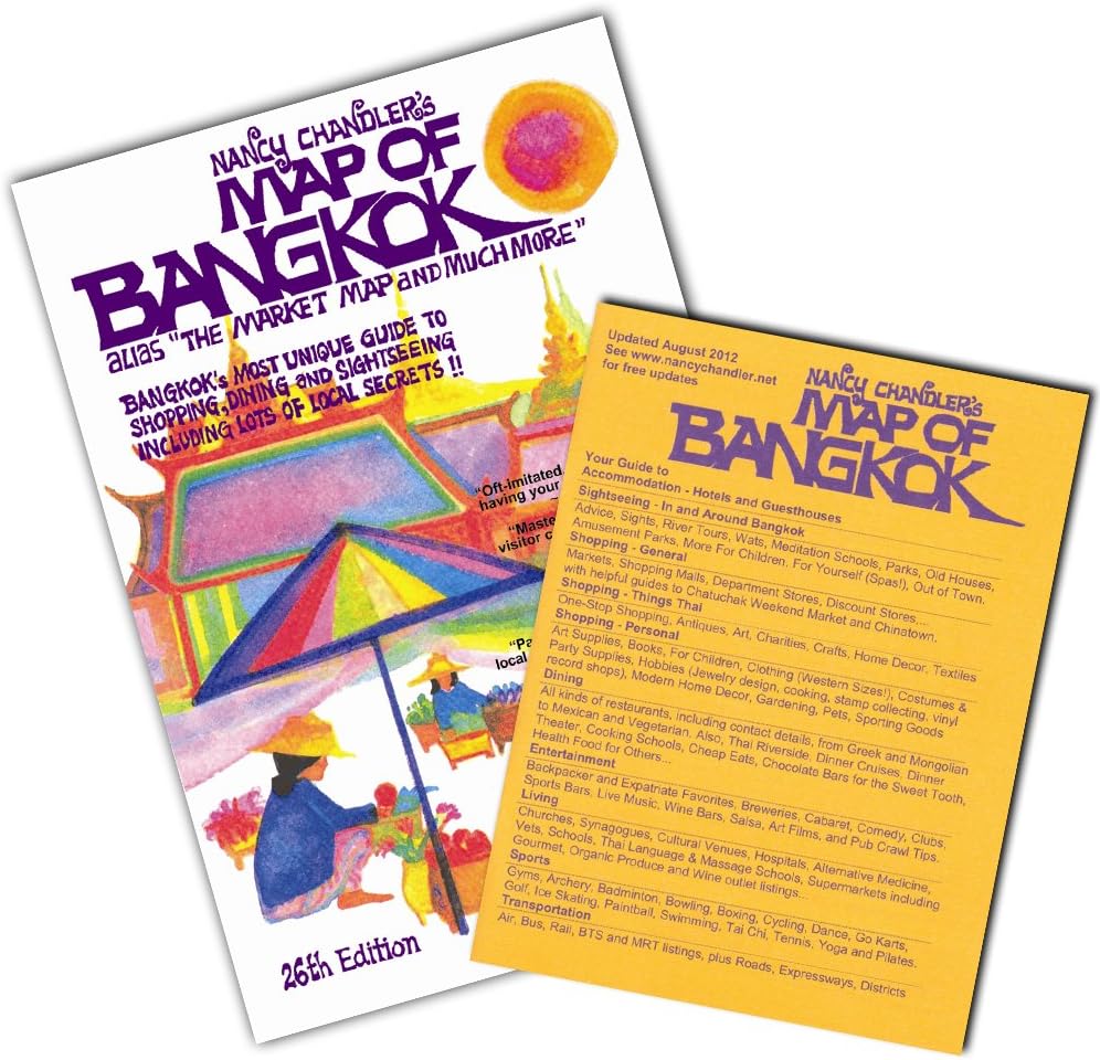 Nancy Chandler's Map of Bangkok, 26th Edition Map – August 27, 2012