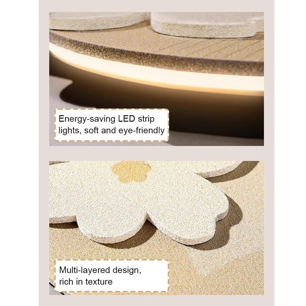 HONKERW wandbilder 3D-Wandkunst-Dekor mit LED-Leuchten, moderne Plug-in-LED-Wandleuchte mit Fernbedienung, Wandbeleuchtung for den Innenbereich wanddeko(Color1,50 * 100cm)