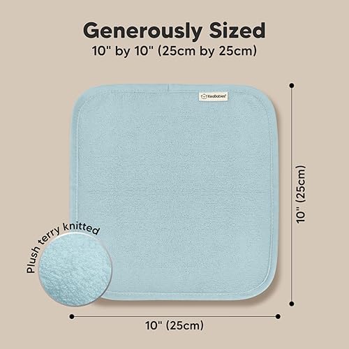 Miniatura 55 de Paquete de 6 paños para bebé, viscosa suave y absorbente de bambú, para bebés, niños, niños pequeños, toallas de baño para recién nacidos, suaves