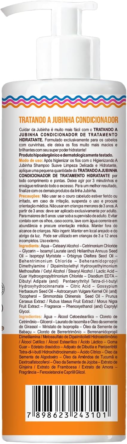Widi Care Condicionador de Tratamento Hidratante Tratando a Jubinha 300ml
