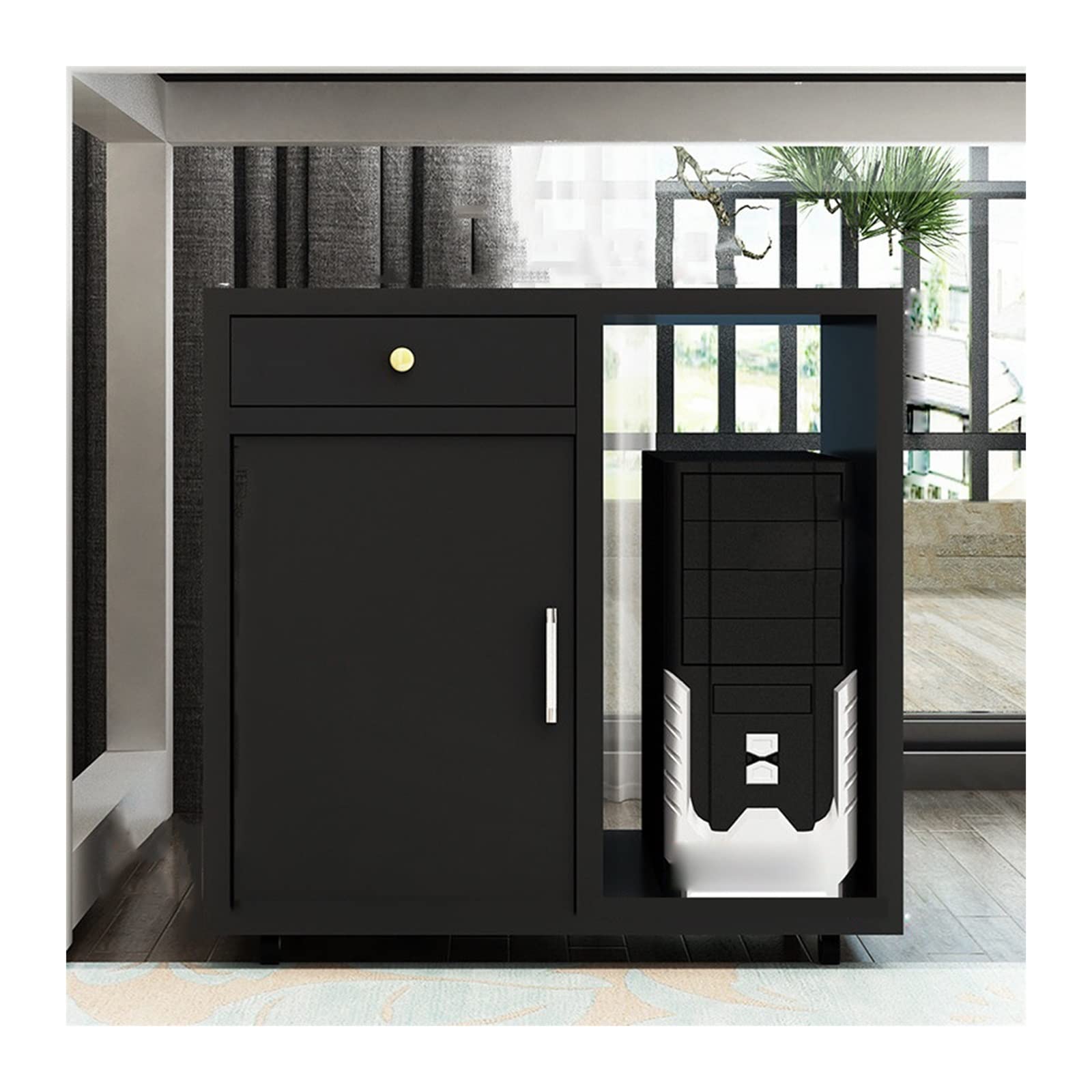 Aioneer C Printer Stand Floor-To-Eiling P Mainframe Storage File Abinet Mainframe Shelf Rack Desktop Hassis Placement Rack Printer Abinet Printer Shelf