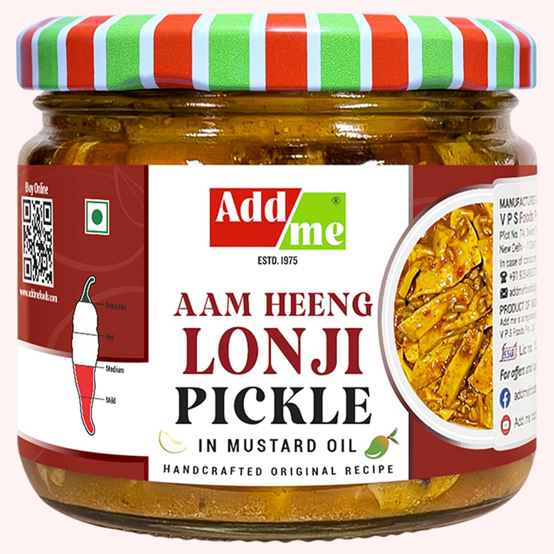 Add me Homemade Aam ka achar Heeng Lonji Pickle 300g Hing Mango Pickles in very less mustard oil (B0CG3KGB1Z) Amazon Price History, Amazon Price Tracker