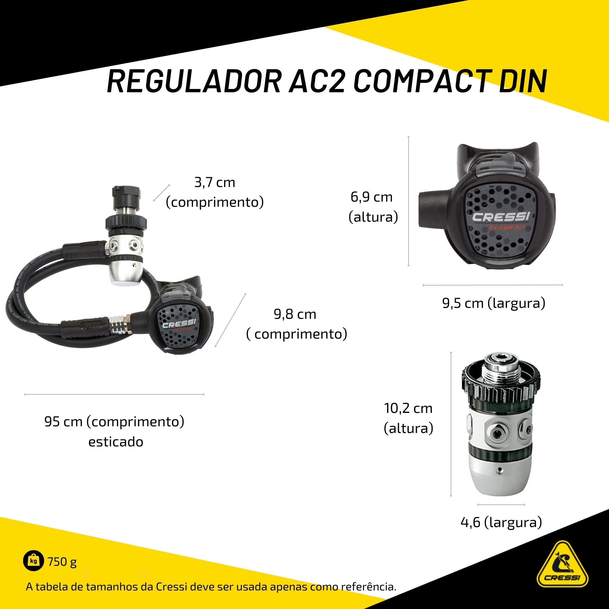 CRESSI Atemregler Compact AC2
