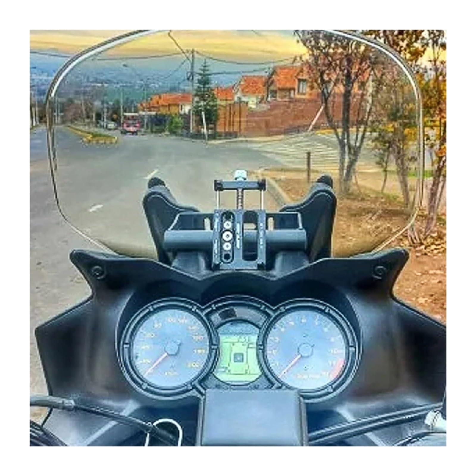 Manillar USB para Motocicleta para Suzuki DL650 DL1000 para V&Strom 650 1000 2004-2011 GPS Navegación Teléfono Soporte Marco Motocicleta