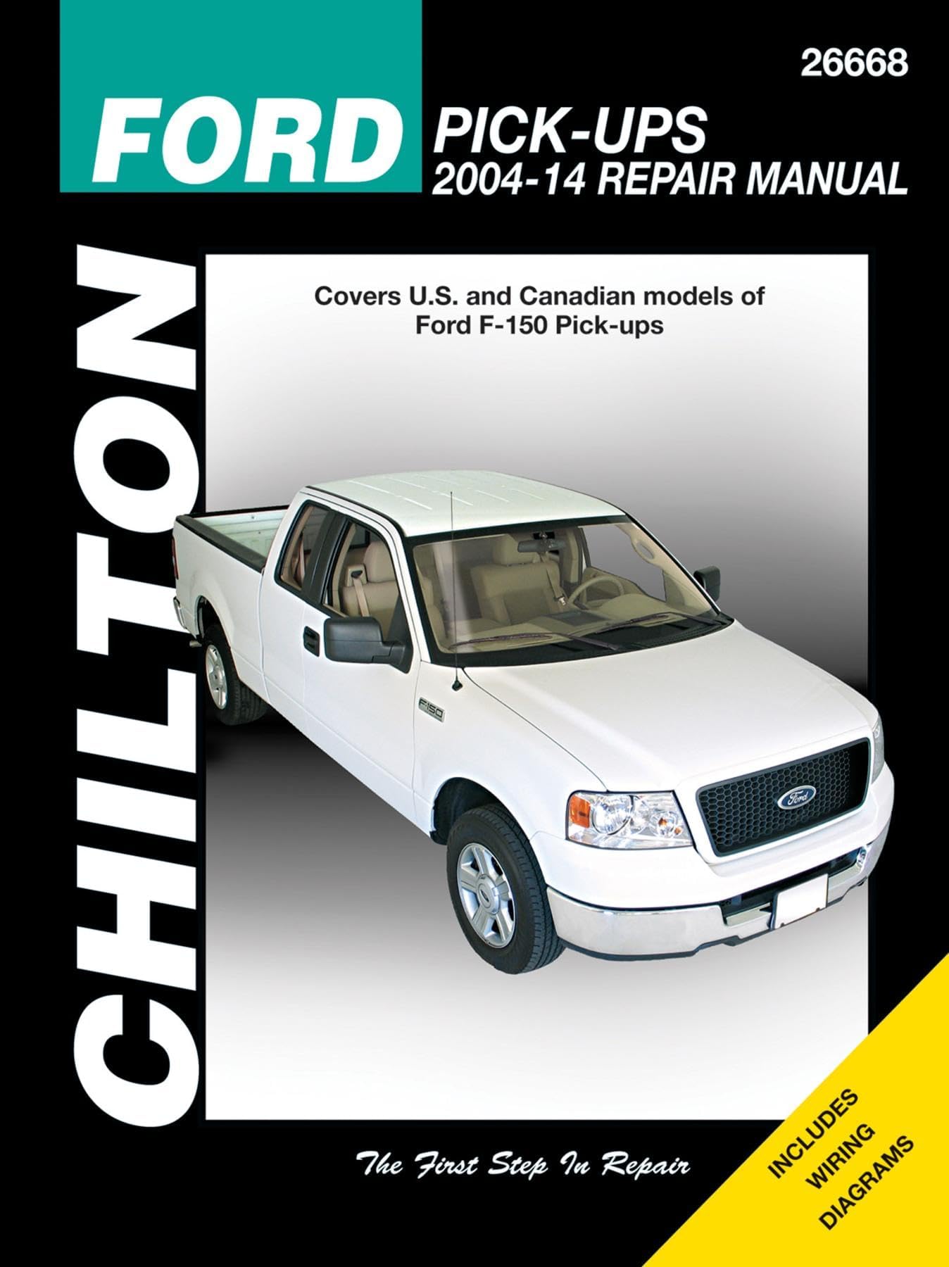 Chilton Ford Pick-Ups 2004-14 Repair Manual: Covers U.S. and Canadian models of Ford F-150 Pick-ups 2004 through 2014: Does no include F-250, Super Duty or diesel models. Does not include information specific to F-150 Heritage, Lightning or Raptor models (Chilton's Total Car Care Repair Manual)