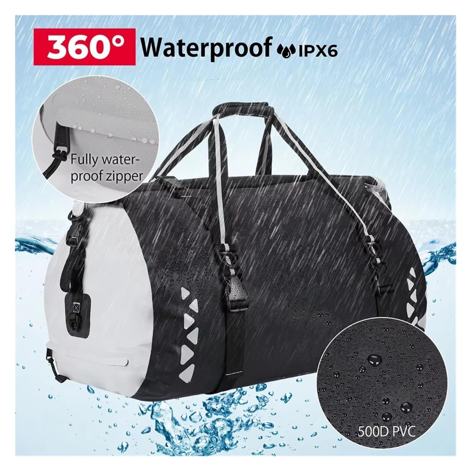 Moto Paraurti Borsa per R1250GS per R1200GS per LC per ADV per F800GS 80L Moto Turismo Impermeabile da Viaggio Bagaglio Sella Borsa