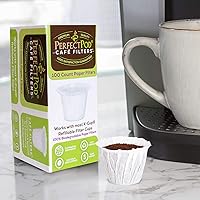 Vista 6 de Perfect Pod - Forros de papel reutilizables para cápsulas de café K Cup, se adapta a todas las marcas, compatible con todas las cápsulas