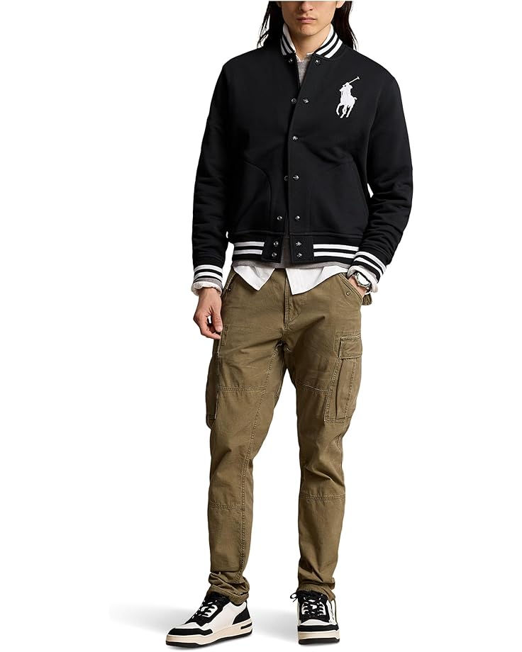 Men's Polo Ralph Lauren Big Pony Fleece Baseball Jacket | 6pm