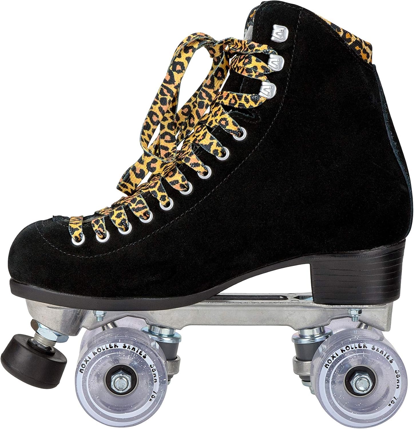 MoxiPanther Roller Skates for Women - Durable High-Top Design with Suede Skate Boots, Dri-Lex Lining, and Versatile, Smooth Cushioning Wheels