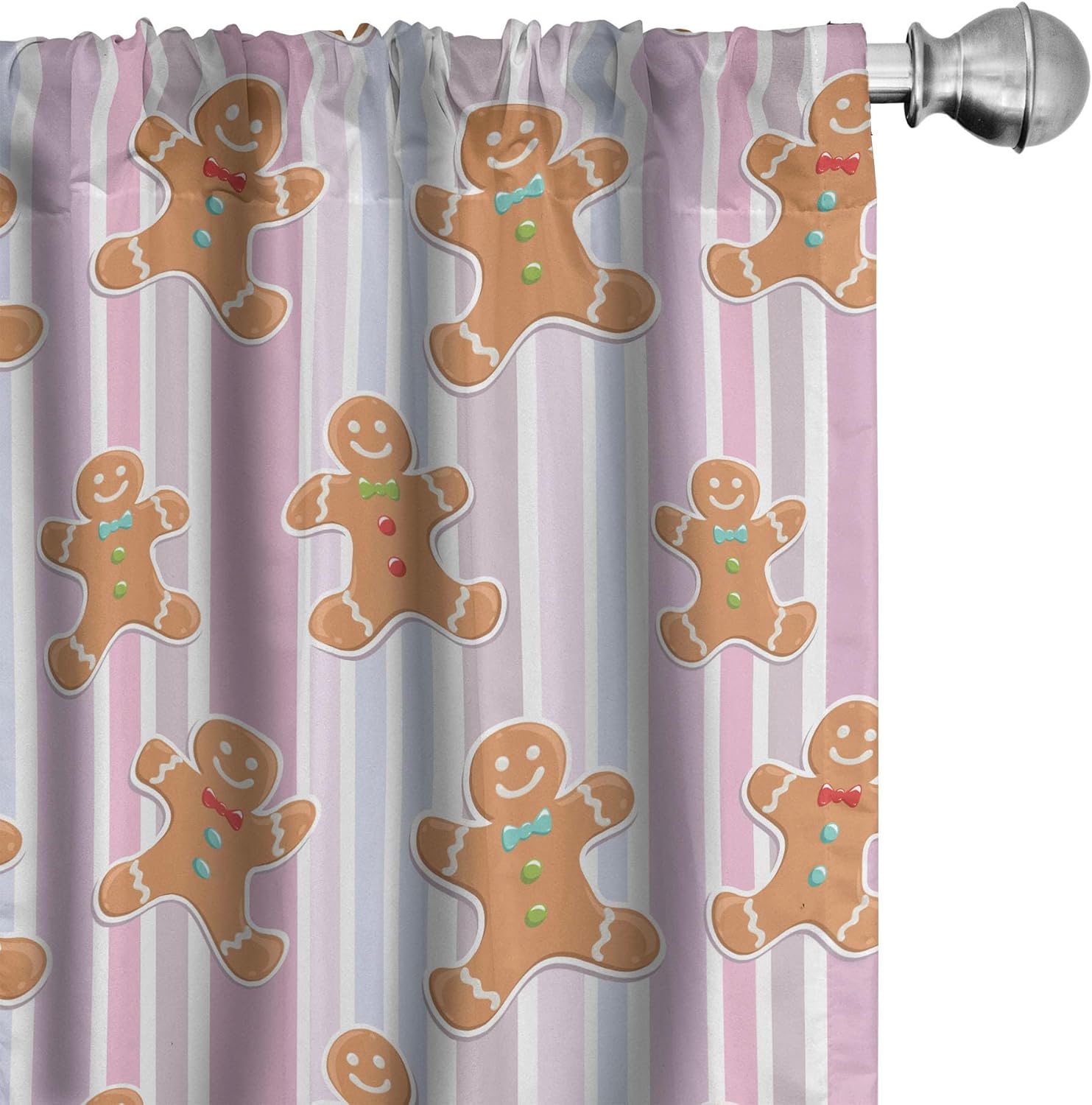 Ambesonne Watercolor Curtains, Yellow Wildflowers Spring Garden Botanical Foliage with Herbs, Window Treatments 2 Panel Set for Living Room Bedroom, Pair of - 28" x 63", Purple Yellow