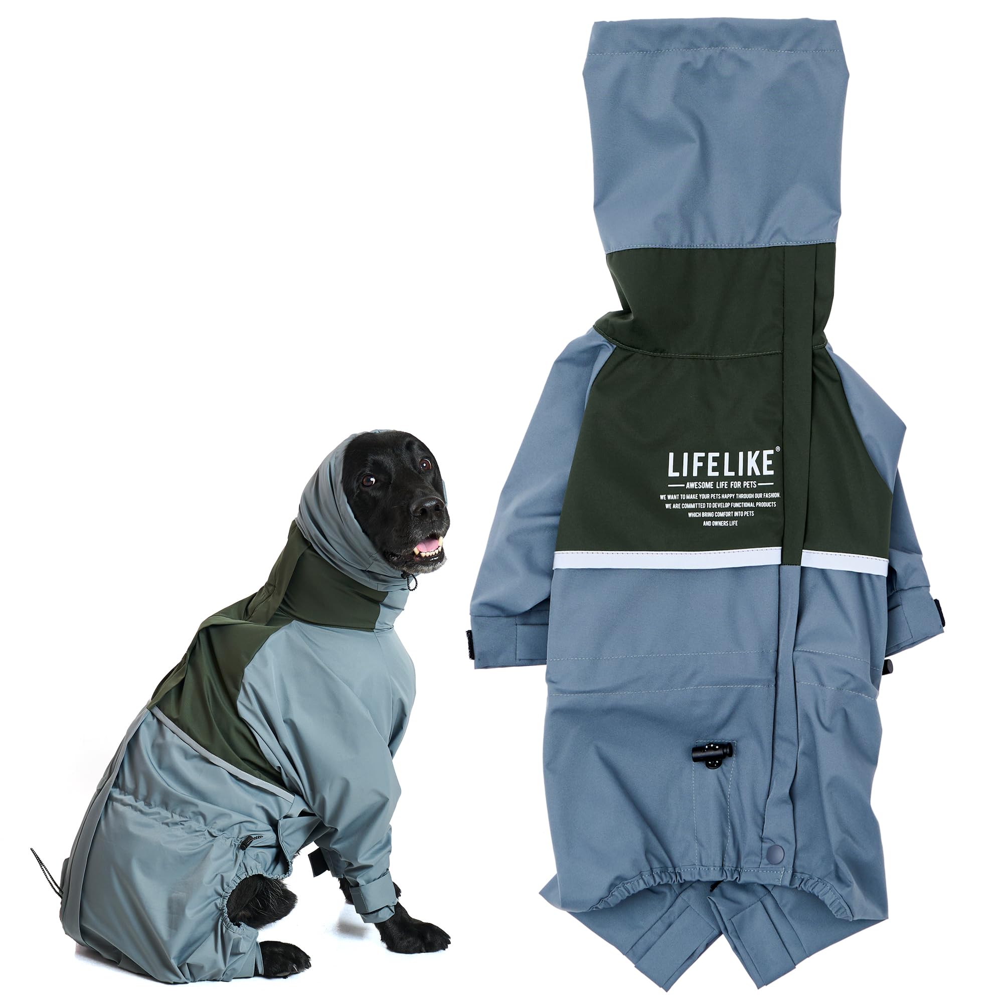 Amazon | 【LIFELIKE公式】ミルアウトドアフルカバーレインスーツ2～8