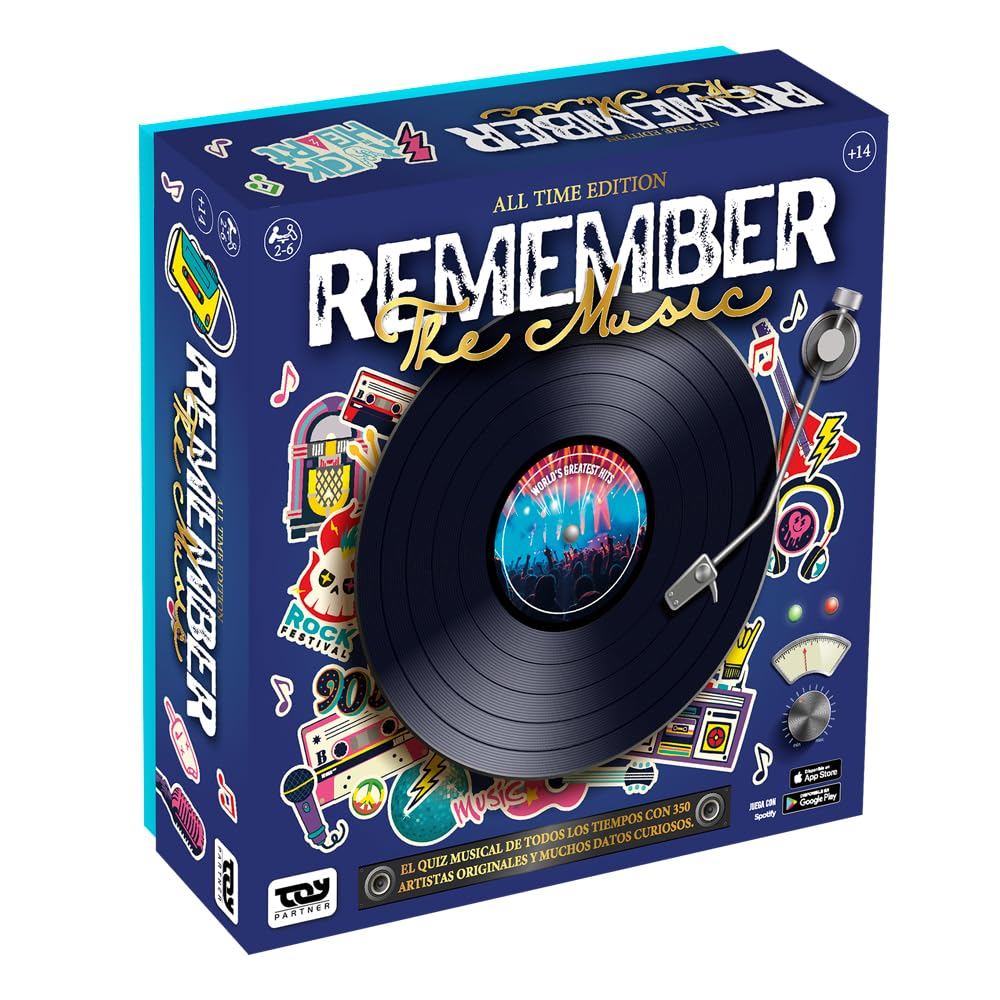 Remember The Music, Gioco da Tavolo Musicale Interattivo Trivia, Competi, Indovina e Trionfa nelle Liste!