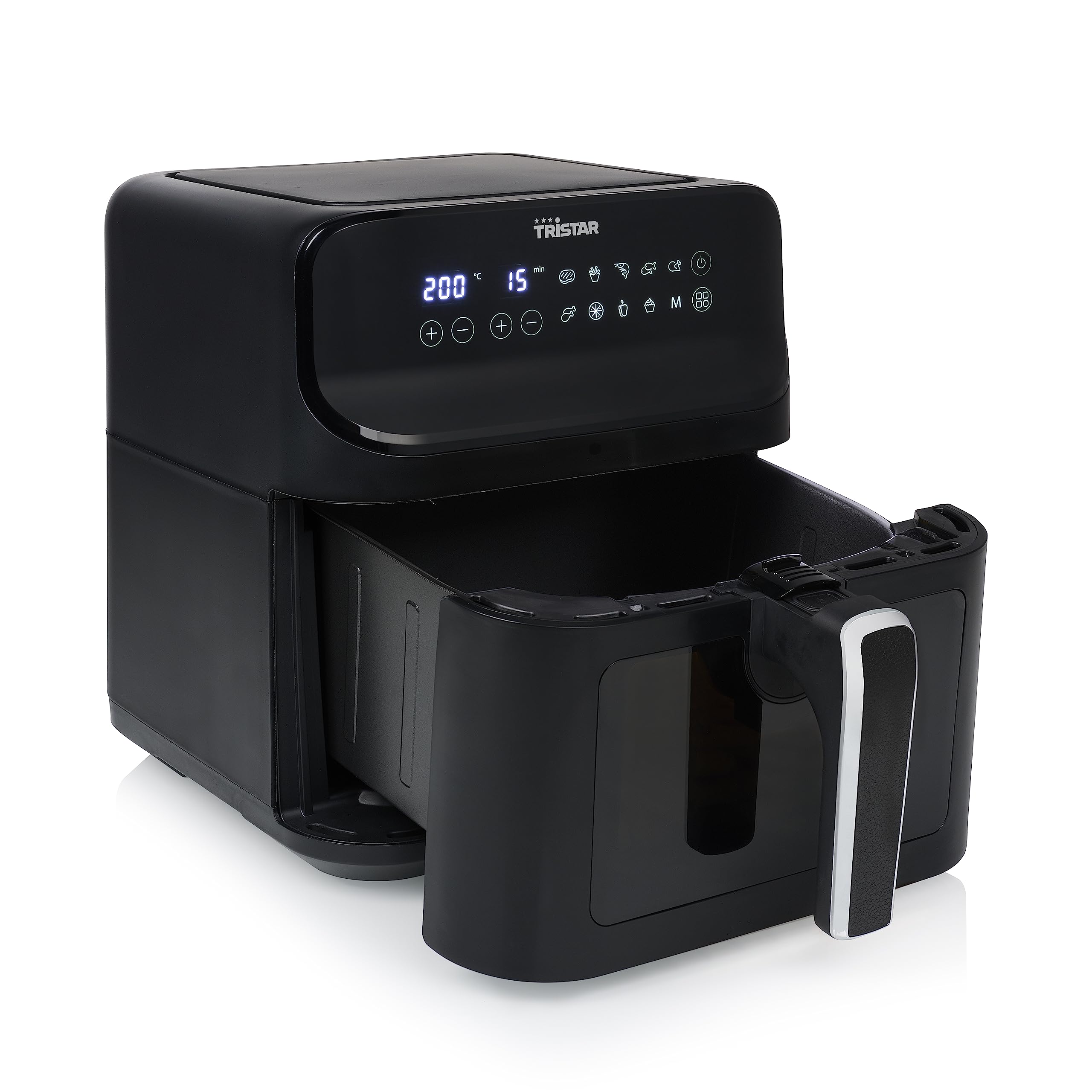 Freidora digital Tristar FR-9037-6,2 L - 1,5 kg de patatas fritas - Con ventanilla