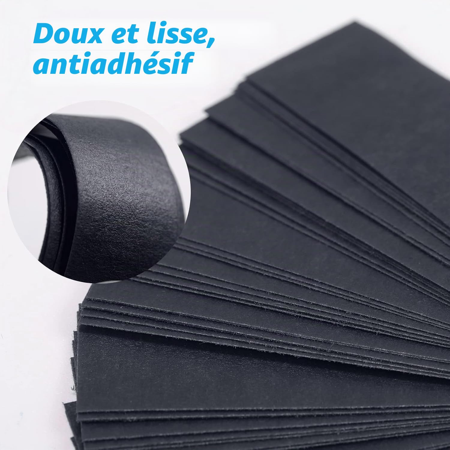 300 feuilles de papier d'articulation dentaire, distributeur en plastique rouge et bleu, 100 microns, papier et film double face