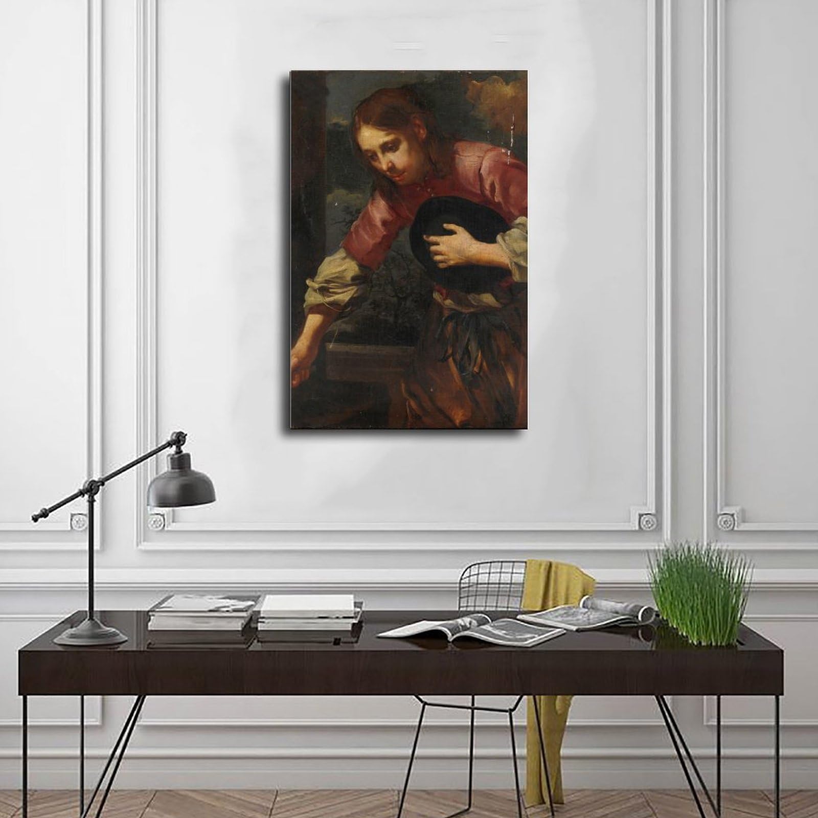 Poster su tela con cappello per regalo decorativo per ufficio