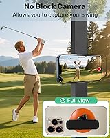 Vista 4 de Soporte magnético para carrito de golf, compatible con MagSafe iPhone 16 Pro Max Plus 15 14 13 12 Mini, para aplicaciones de GPS y golf, compatible