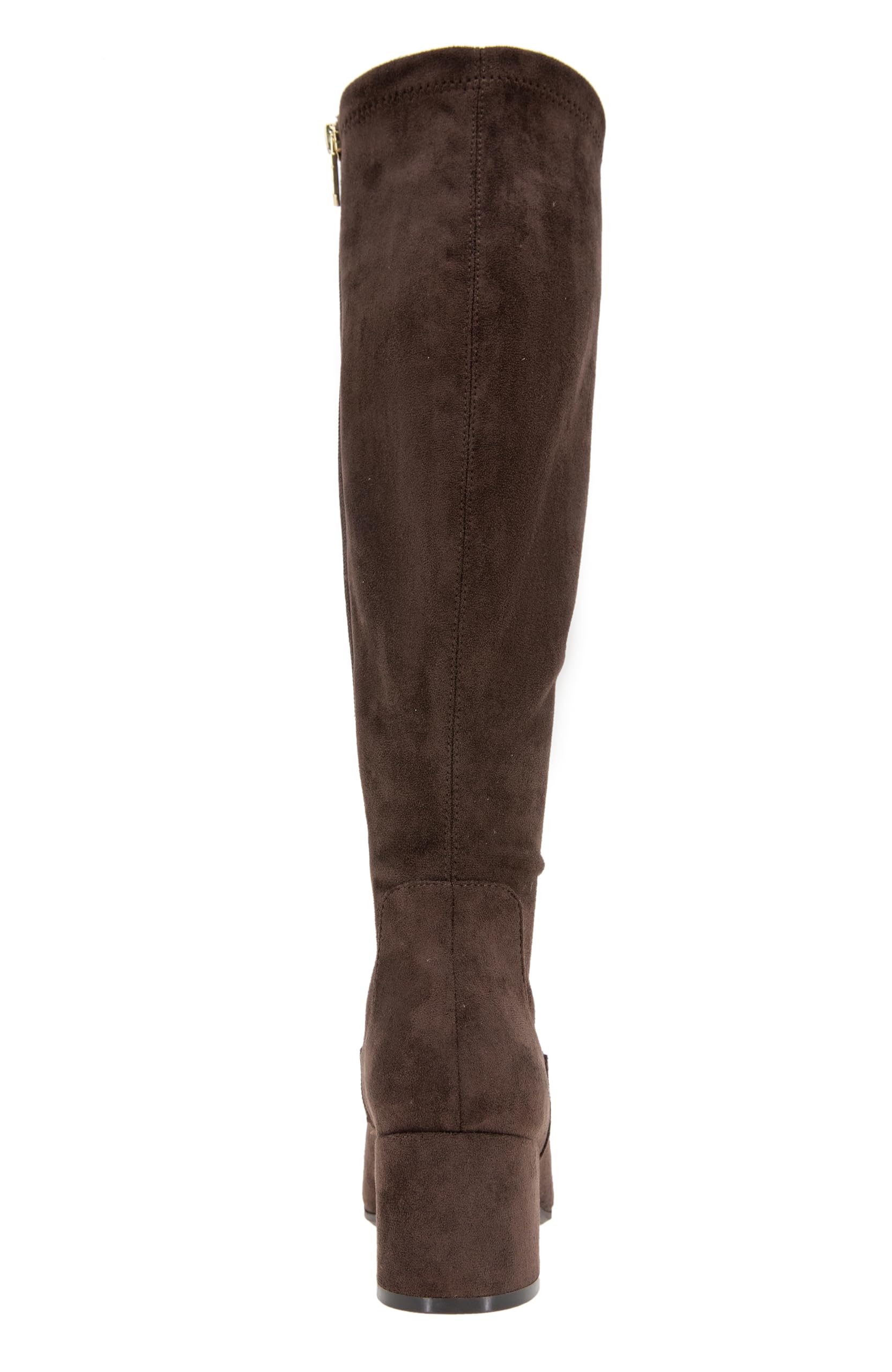 Kenneth Cole REACTION Damen Rida Stretch Boot Wide Calf, Schokolade, 35 EU