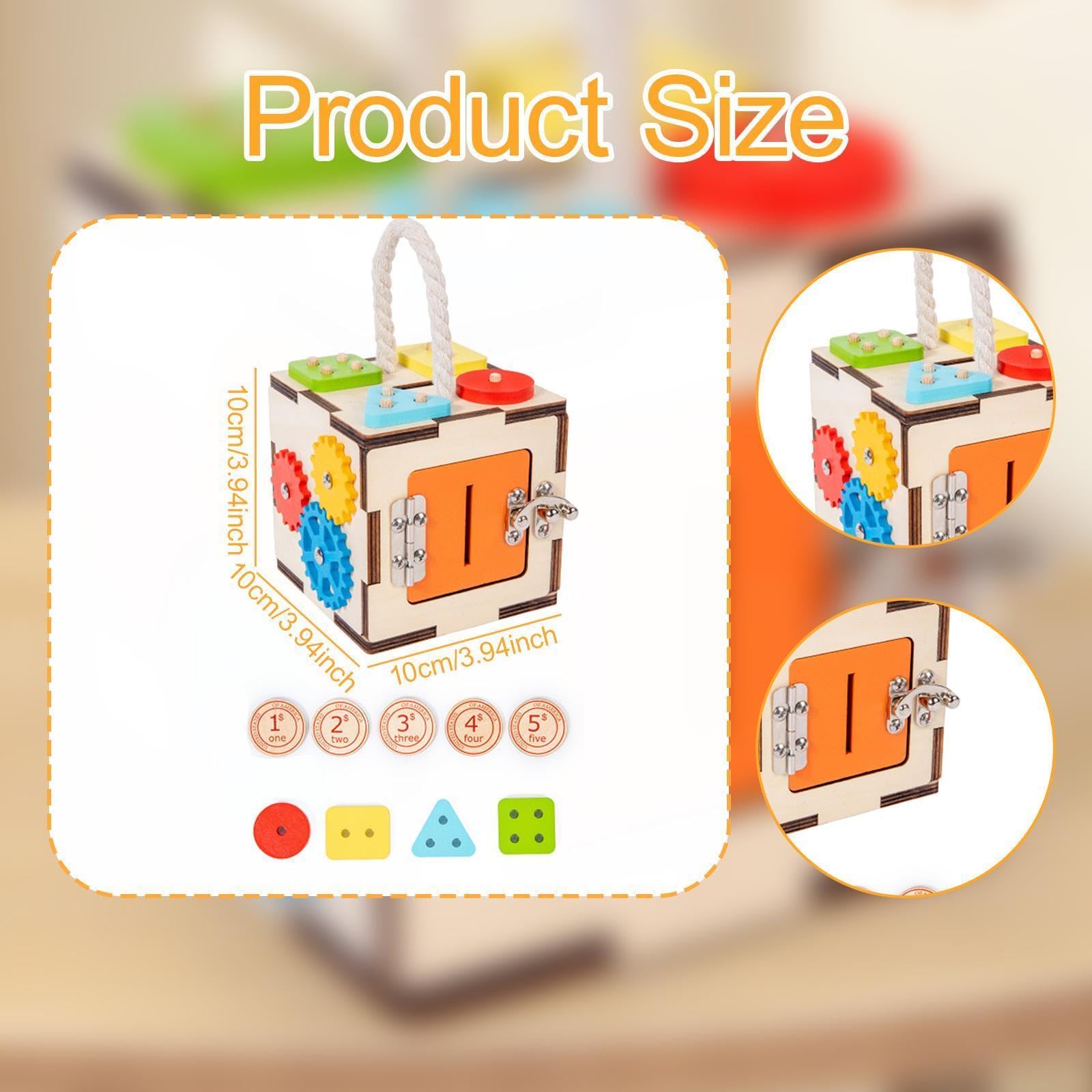 Sharplace Cubo de Actividades Multifuncional para El Desarrollo de Niños Y Bebés